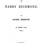 Illustrations for Harry Richmond by George Meredith